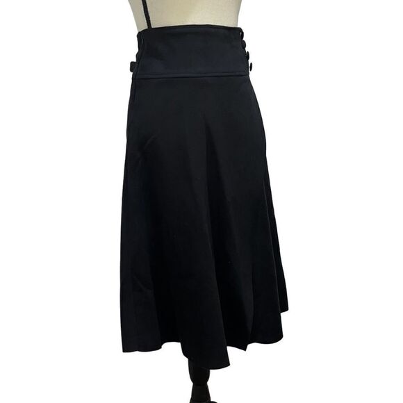 Oasap Asymmetrical Slit Velour Skirt - Picture 2 of 10